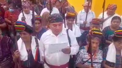 Autoridades Indígenas Ancestrales Oxlajuj Noj: "Mañana (lunes) amanecerá cerrada toda Guatemala"