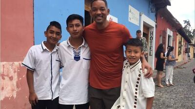 ¡Ya sabemos su paradero! Circulas las primeras imágenes de Will Smith en Antigua Guatemala