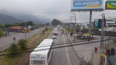 Retomarán manifestaciones en tramo de Palín, Escuintla
