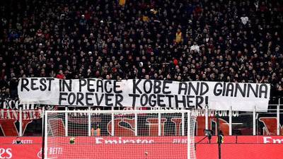 VIDEO. El afectivo homenaje que le rinde el Milan a Kobe Bryant antes de un partido