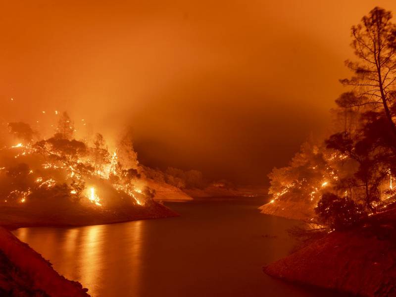VIDEOS. Ola de incendios forestales provoca evacuaciones y caos California