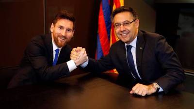 El pedido que Bartomeu le haría a Messi para dejar la presidencia del Barcelona