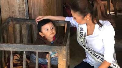 Miss Guatemala 2017 comparte con niños de albergues afectados por la erupción del volcán de Fuego