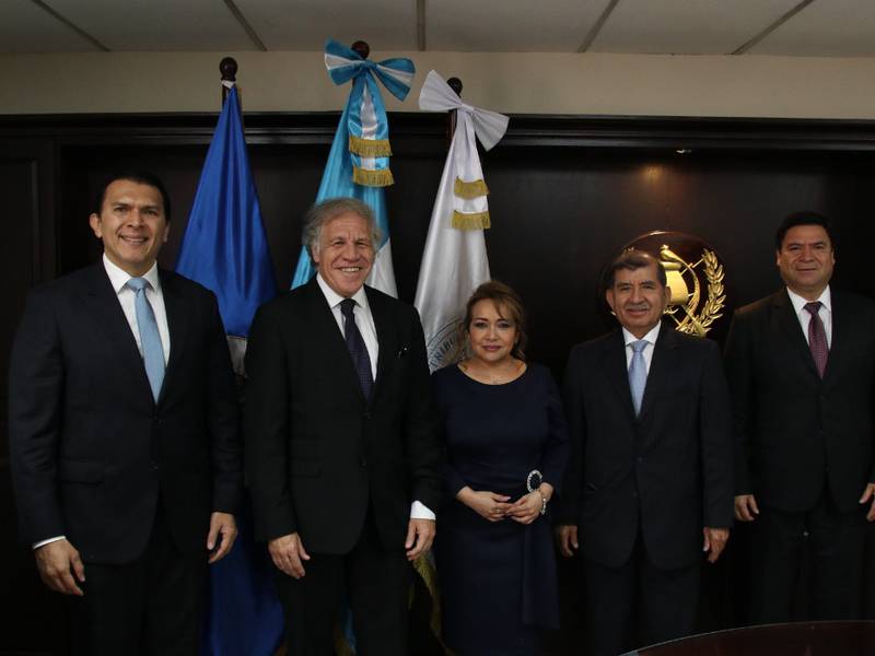 Misión de OEA se reúne primero con magistrados del TSE, Ejecutivo niega detalles de visita