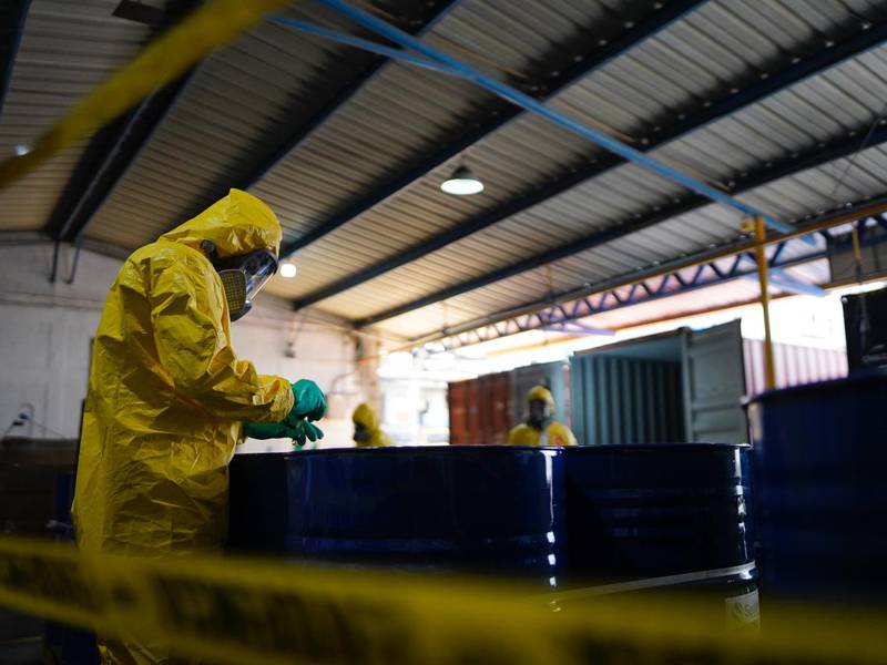 Incautan contenedores con fentanilo en Puerto Barrios