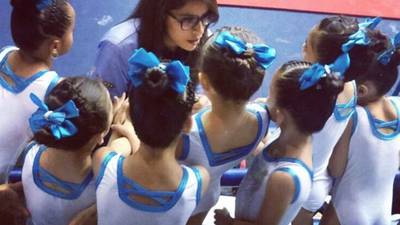 Ana Sofía Gómez lleva a sus pequeñas alumnas a dar un espectáculo especial