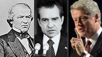 Los otros presidentes que enfrentaron procesos de destitución antes de Trump