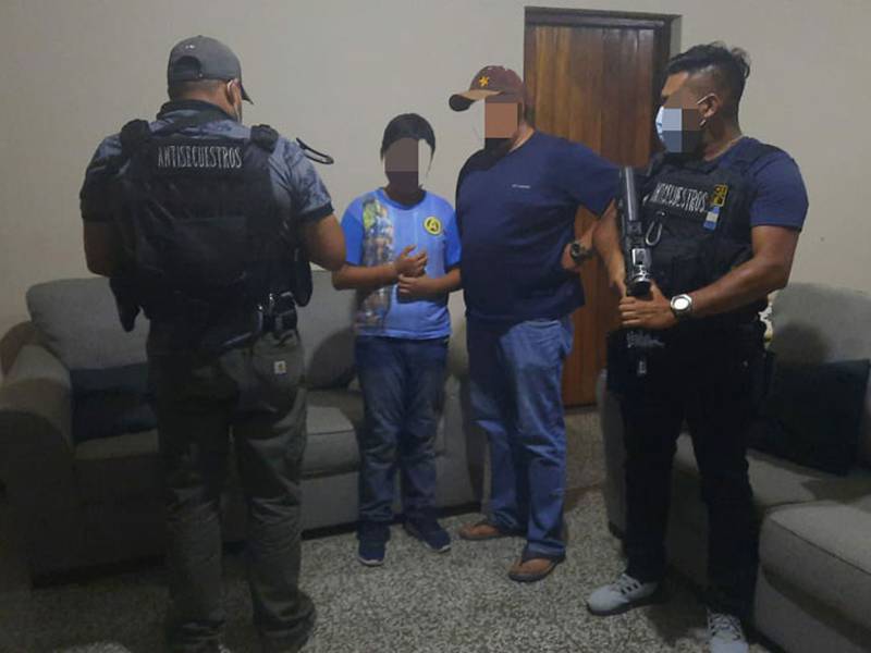 Menor secuestrado en Baja Verapaz es rescatado sano y salvo