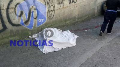 Asesinan a supuesto pandillero en Santa Catarina Pinula