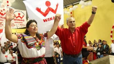 Partido Winaq proclama a su binomio presidencial para 2019