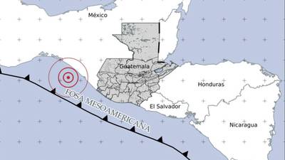 Sismo de 6,5 en Chiapas, es reportado sensible en Guatemala