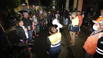Difunden impactante video del retumbo en Villa Nueva