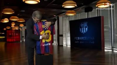 Barcelona le "desea mucha suerte" a Lionel Messi en Inter de Miami