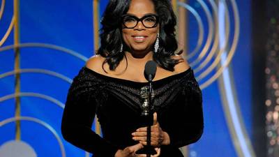 Oprah Winfrey hace llorar en los Golden Globes con su poderoso discurso