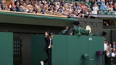 VIDEO. "Espero poder volver una vez más", dijo el suizo Federer sobre Wimbledon