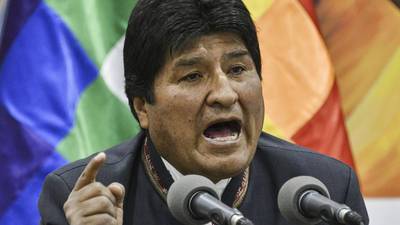 Gobierno interino de Bolivia denuncia a Morales por &#34;terrorismo y sedición&#34;