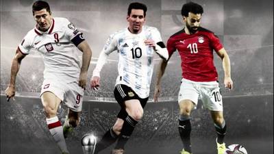 Lewandowski, Messi y Salah, los tres finalistas al premio The Best