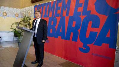 Joan Laporta hizo oficial su precandidatura a la presidencia del Barcelona