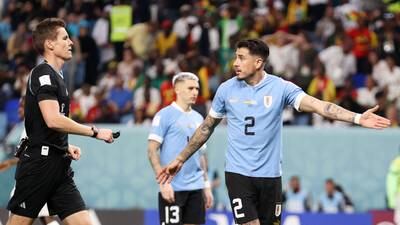 La agresión de Josema Giménez a un agente de FIFA tras la eliminación de Uruguay