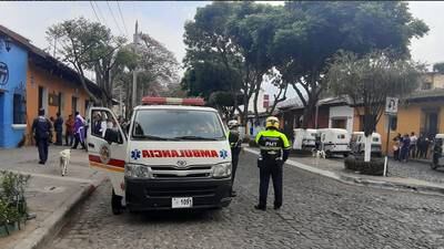 Policías resultan heridos en San Juan Alotenango, Sacatepéquez