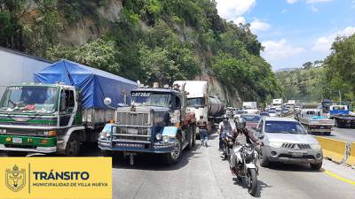 Actualización del tránsito: complicaciones en cuesta de Villalobos 