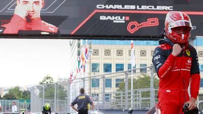 Charles Leclerc se lleva la 'pole position' en el Gran Premio de Azerbaiyán