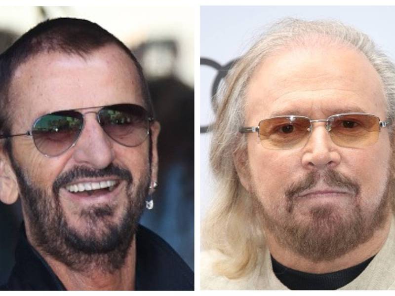 Ringo Starr y Barry Gibb son reconocidos con el título de caballeros británicos