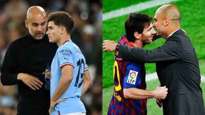 Pep Guardiola elogió a Julián Álvarez y Leo Messi tras conquistar el Mundial