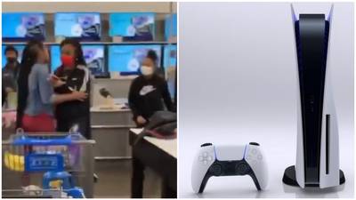 VIDEO. Dos mujeres se agarran a golpes en un supermercado por un PlayStation 5