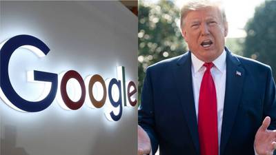 Trump acusa a Google de perjudicarlo y le lanza una advertencia