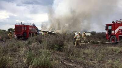 Se desploma avión en cercanías del aeropuerto de Durango