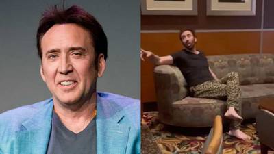 VIDEO. Confunden a Nicolas Cage con indigente y lo sacan de restaurante en Las Vegas