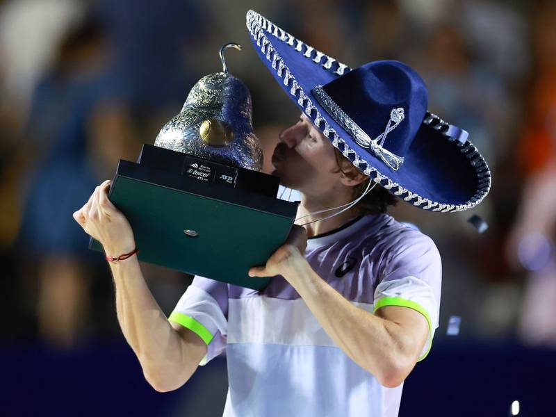 Tenis: Alex de Miñaur gana el Abierto Mexicano