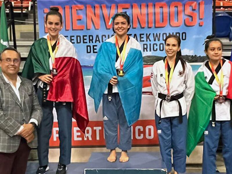 Taekwondo nacional sube al podio en Open de Puerto Rico