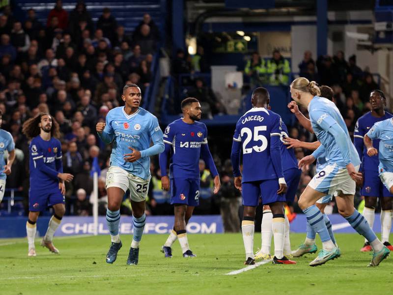 Empate épico en Stamford Bridge entre Chelsea y Manchester City