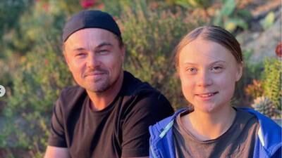 Leonardo DiCaprio y Greta Thunberg se unen para salvar al planeta
