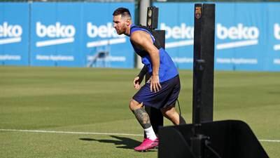 Messi no apresura y tampoco jugaría frente al Osasuna