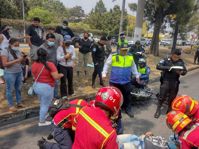 Motorista atropella a manifestante en calzada Aguilar Batres