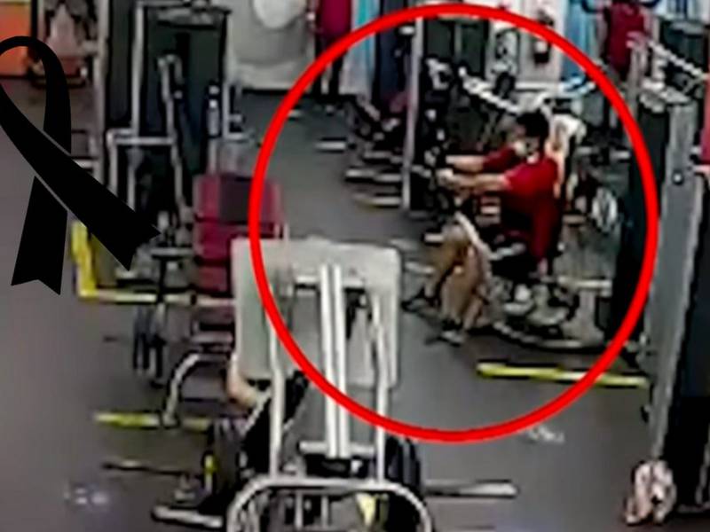VIDEO: hombre muere mientras realizaba ejercicio en el gimnasio
