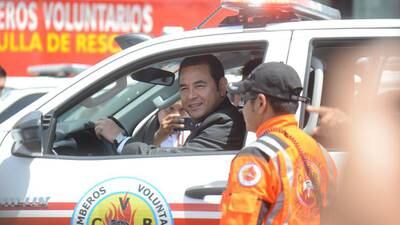 Presidente Morales resalta manejo transparente de fondos asignados a Bomberos Voluntarios
