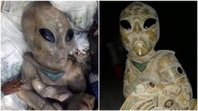 Revelan la verdad de las esculturas de aliens supuestamente halladas en excavaciones