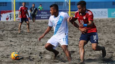 Costa Rica derrota a Guatemala en clasificatorio de futbol playa que se juega en El Salvador