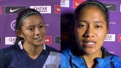 VIDEO. Elisa Texaj y Daniela Xiquin: Las goleadoras hablan de la victoria sobre Bermudas
