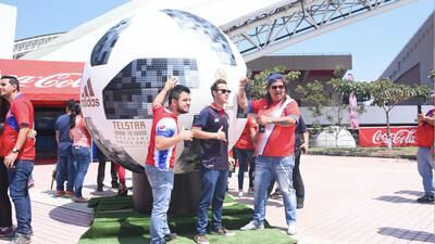 Costa Rica vive al máximo la gira del Trofeo de la Copa del Mundo