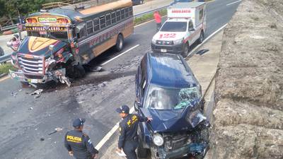 Reportan aparatoso accidente en ruta Interamericana