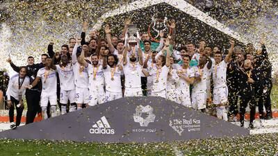 El Real Madrid se corona con la Supercopa de España