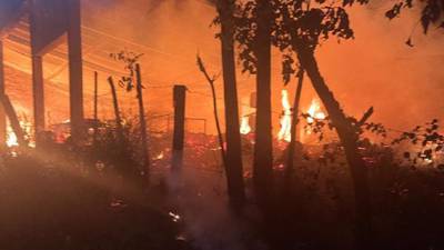 Incendio consume carpintería en Quesada, Jutiapa