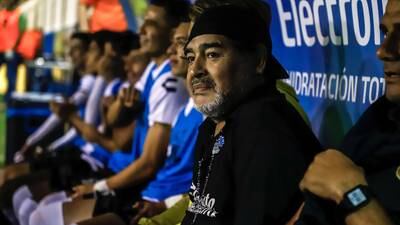 Maradona deja a los Dorados de México por motivos de salud