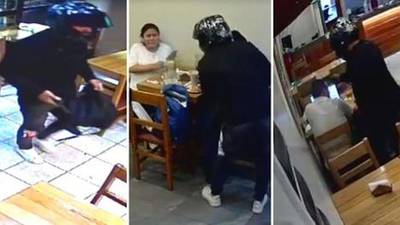 VIDEO. Clientes son asaltados y golpeados mientras cenaban