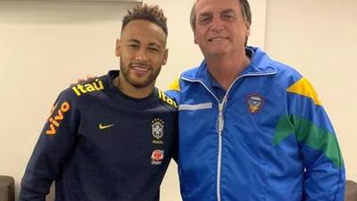 Neymar se defiende de las críticas por apoyar públicamente a Jair Bolsonaro